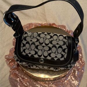 Coach Black and Gray Women's Bag